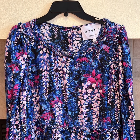 Floral Silk Blend A-Line Dress
DYVNA - Picture 5 of 9